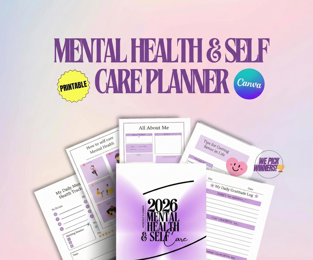 2026 Digital Products Mega Bundle - 26 Printable Planners + Habit Tracker